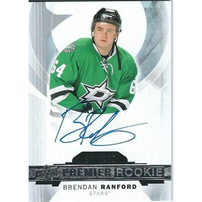 2015-16 Upper Deck Premier Brendan Ranford Rookie Autograph /399 BB DAL