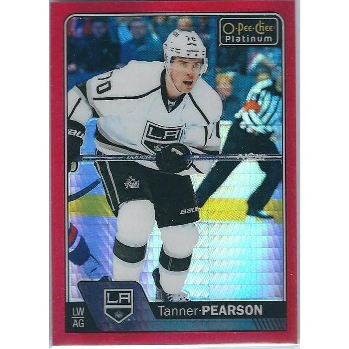 2016-17 OPC O-Pee-Chee Platinum Tanner Pearson Red Prism /199 LAK
