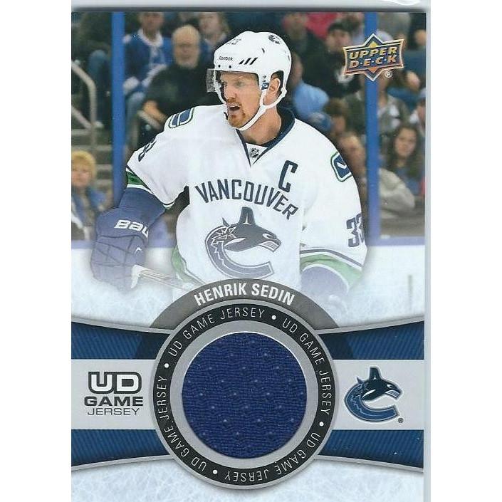 2015-16 Upper Deck Henrik Sedin Game Jersey BB VAN