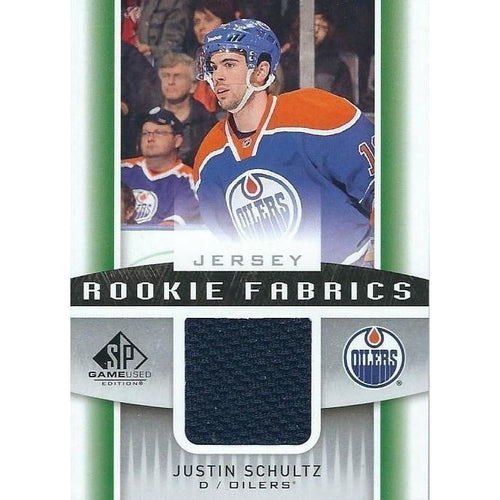 2013-14 SPGU SP Game Used Justin Schultz Rookie Jersey BB EDM