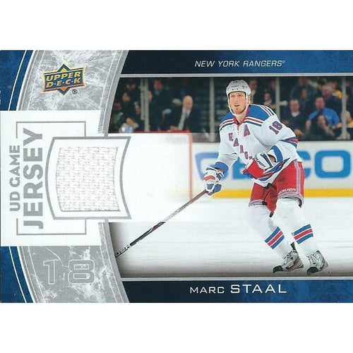 2013-14 Upper Deck Marc Staal Game Jersey BB NYR