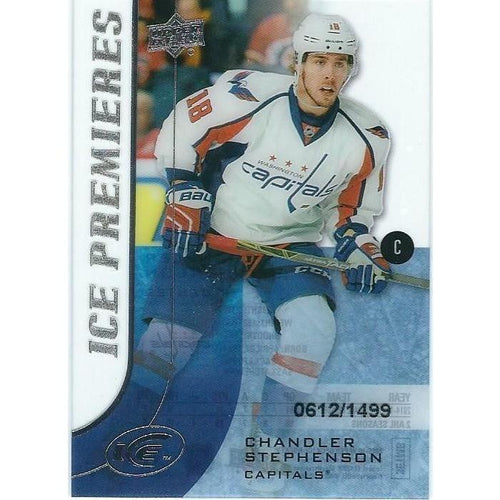 2015-16 Upper Deck Ice Chandler Stephenson Ice Premieres Rookie /1499 #155 WSH