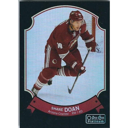 2014-15 OPC O-Pee-Chee Platinum Shane Doan Black Rainbow /100 #58 ARI