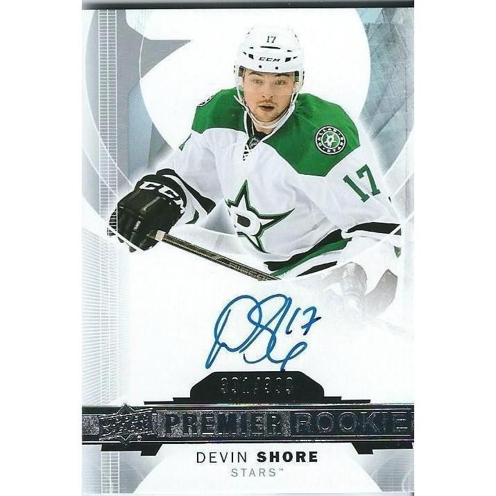 2015-16 Upper Deck Premier Devin Shore Rookie Autograph /399 BB DAL