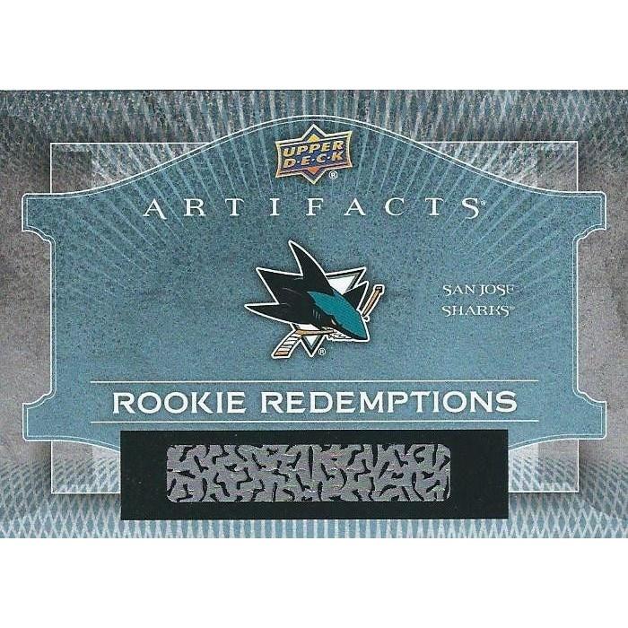 2015-16 Upper Deck Artifacts Nikolay Goldobin Rookie Redemption /899 SJS