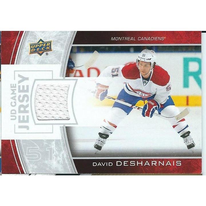 2013-14 Upper Deck David Desharnais Game Jersey BB MTL