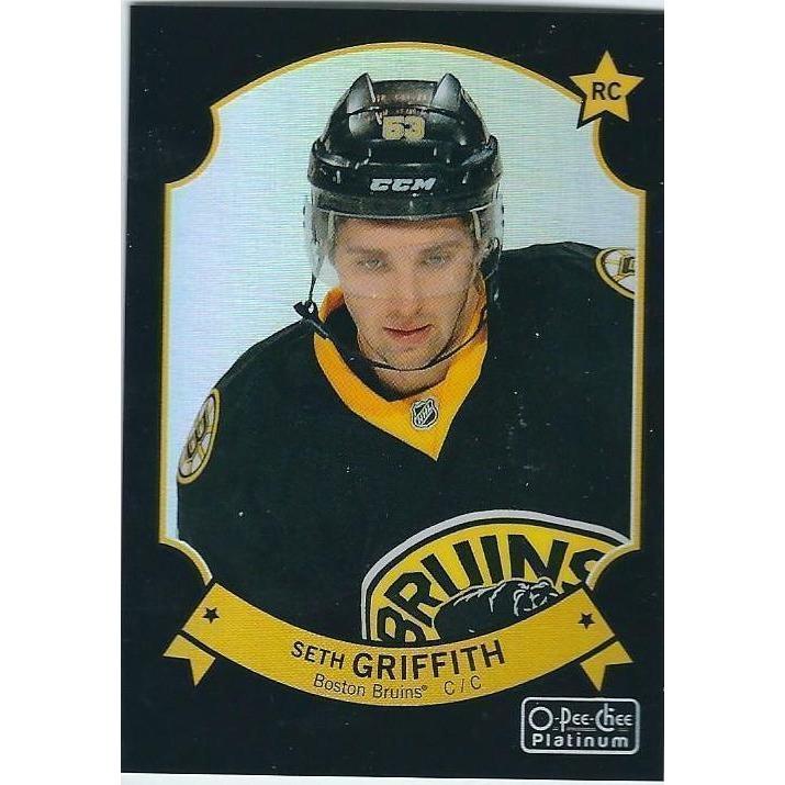 2014-15 OPC O-Pee-Chee Platinum Seth Griffith Black Rainbow Rookie /100 #76 BOS