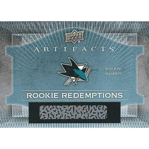 2015-16 Upper Deck Artifacts Nikolay Goldobin Rookie Redemption /899 SJS