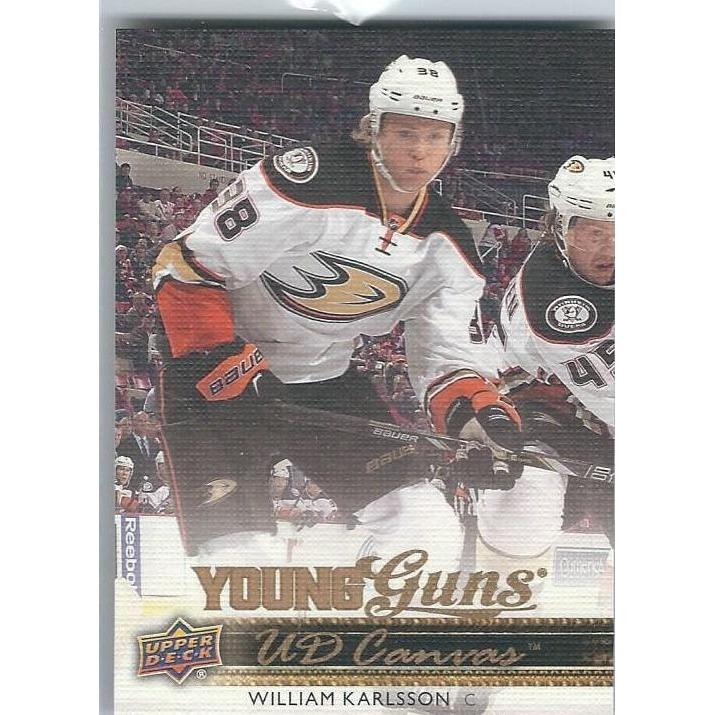 2014-15 Upper Deck William Karlsson Canvas Young Guns Rookie #C91 VGK
