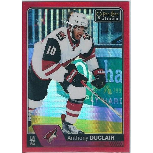 2016-17 OPC O-Pee-Chee Platinum Anthony Duclair Red Prism /199 ARI