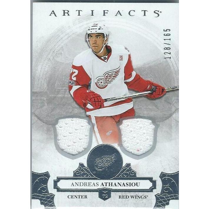 2017-18 Artifacts Andreas Athanasiou Dual Jersey /165 BB DET