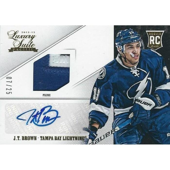 2012-13 Panini Luxury Suite J.T. Brown Rookie Patch Autograph RPA /25 TBL