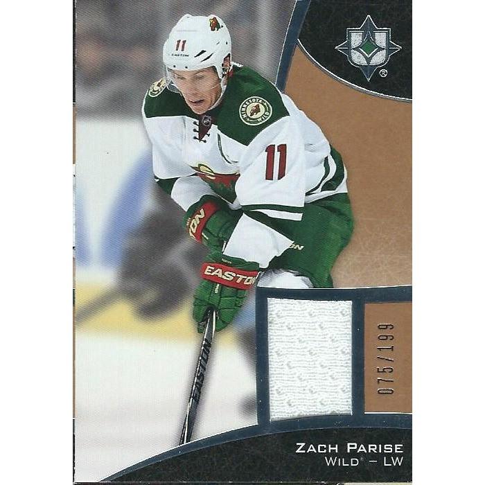 2015-16 Upper Deck Ultimate Collection Zach Parise Jersey /199 BB MIN