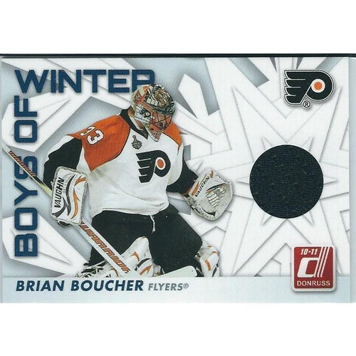 2010-11 Panini Donruss Elite Brian Boucher Boys of Winter Jersey BB PHI