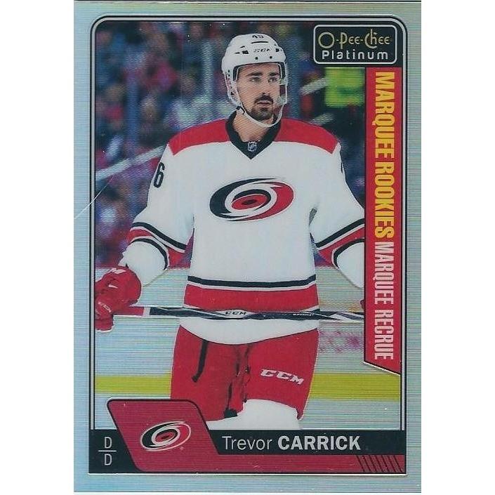 2016-17 OPC O-Pee-Chee Platinum Trevor Carrick Marquee Rookie Rainbow #179 CAR