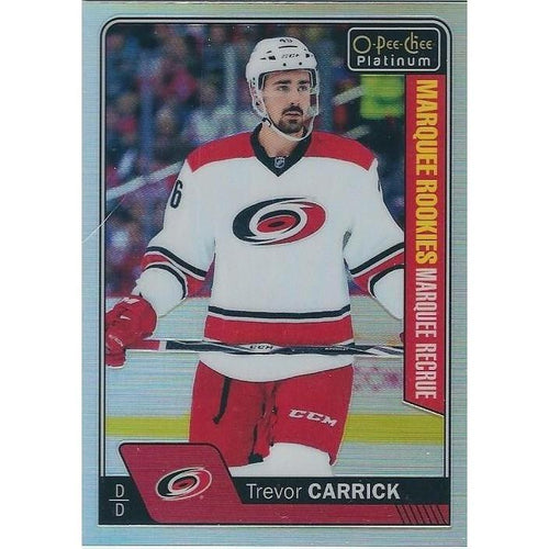 2016-17 OPC O-Pee-Chee Platinum Trevor Carrick Marquee Rookie Rainbow #179 CAR
