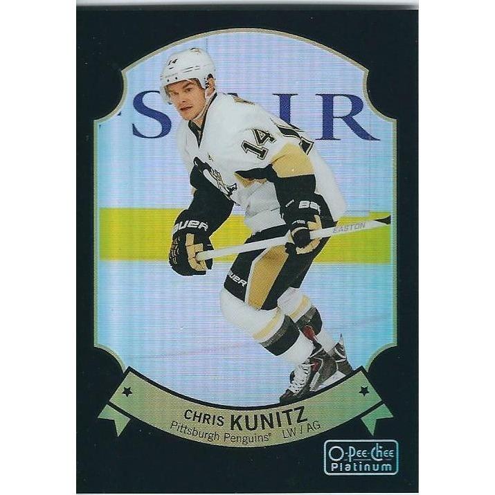 2014-15 OPC O-Pee-Chee Platinum Chris Kunitz Black Rainbow /100 #45 PIT