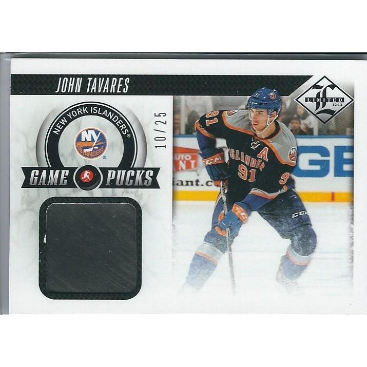 2012-13 Panini Limited John Tavares Game Pucks /25 NYI