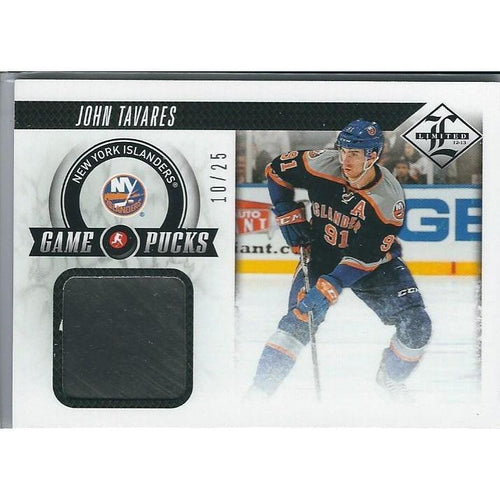 2012-13 Panini Limited John Tavares Game Pucks /25 NYI