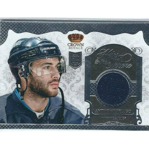 2013-14 Panini Crown Royale Anthony Peluso Heirs to the Throne Rookie Jersey BB WPG