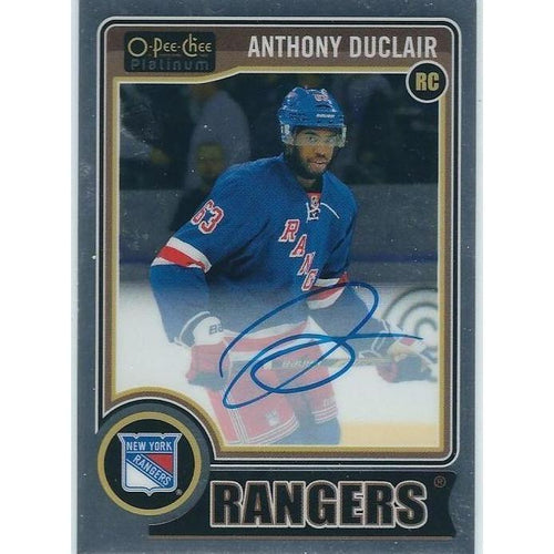 2014-15 OPC O-Pee-Chee Platinum Anthony Duclair Rookie Autograph CHI