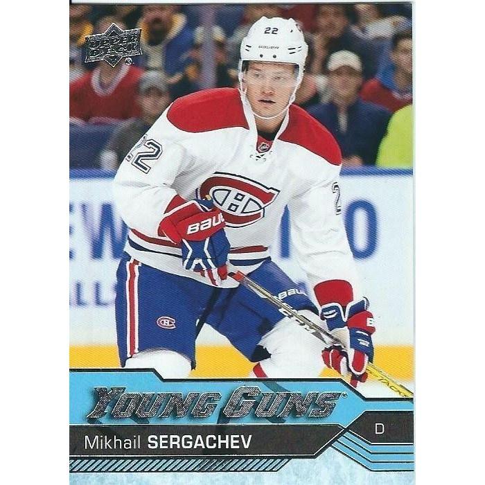 2016-17 Upper Deck Mikhail Sergachev Young Guns Rookie #236 MTL