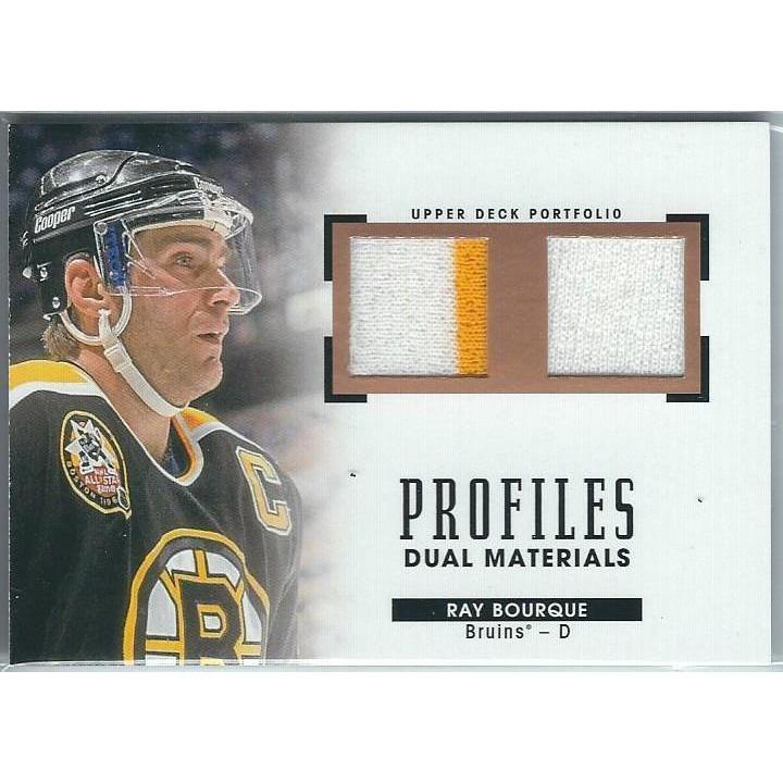 2015-16 Upper Deck Portfolio Ray Bourque Profiles Materials Jersey BOS