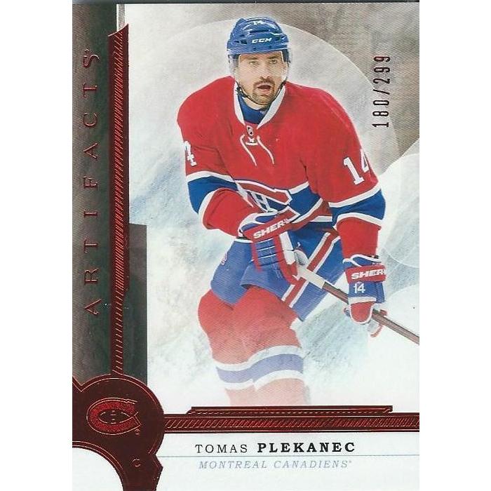 2016-17 Upper Deck Artifacts Tomas Plekanec Ruby Red Parallel /299 MTL