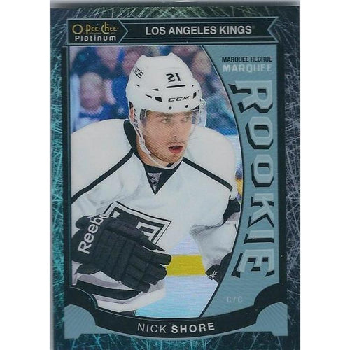 2015-16 OPC O-Pee-Chee Platinum Nick Shore Black Ice Rookie /99 #M18 LAK
