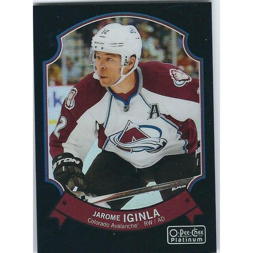 2014-15 OPC O-Pee-Chee Platinum Jarome Iginla Black Rainbow /100 #61 COL