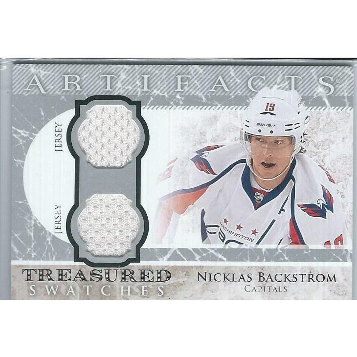 2012-13 Artifacts Nicklas Backstrom Treasured Swatches Jersey BB WSH