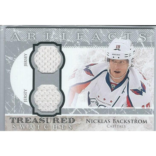 2012-13 Artifacts Nicklas Backstrom Treasured Swatches Jersey BB WSH
