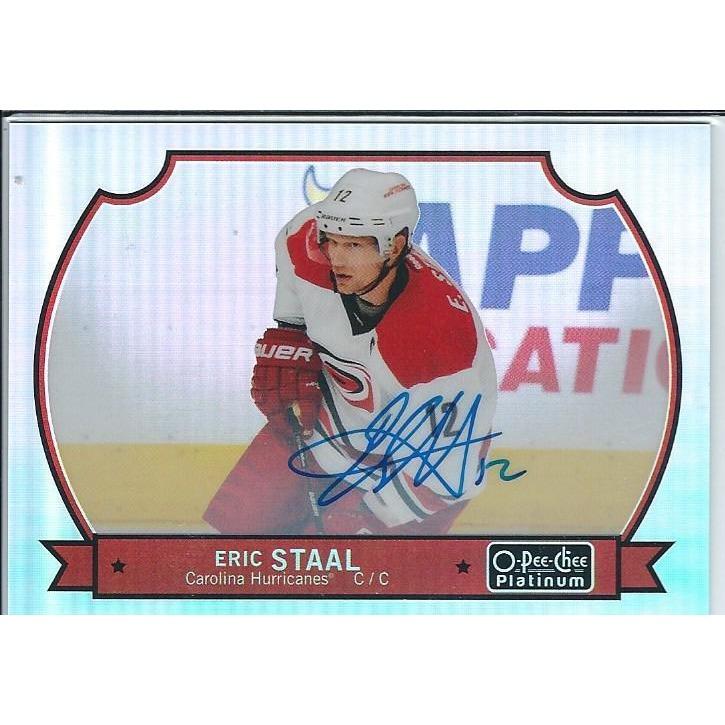 2014-15 OPC O-Pee-Chee Platinum Eric Staal Retro Autograph CAR