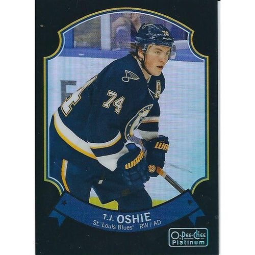 2014-15 OPC O-Pee-Chee Platinum T.J. Oshie Black Rainbow /100 #4 STL