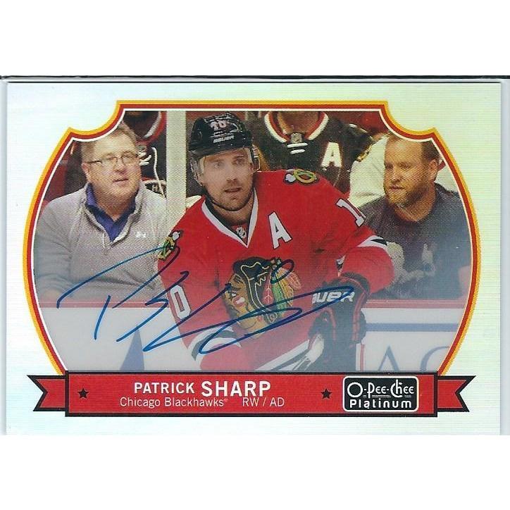 2014-15 OPC O-Pee-Chee Platinum Patrick Sharp Retro Autograph CHI