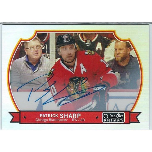 2014-15 OPC O-Pee-Chee Platinum Patrick Sharp Retro Autograph CHI