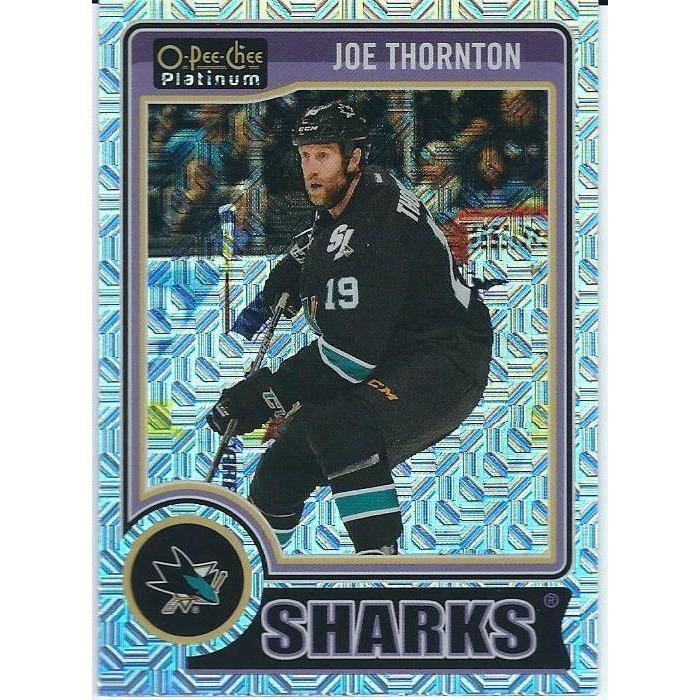 2014-15 OPC O-Pee-Chee Platinum Joe Thornton Traxx #104 SJS