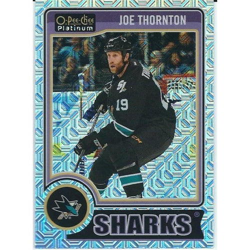 2014-15 OPC O-Pee-Chee Platinum Joe Thornton Traxx #104 SJS