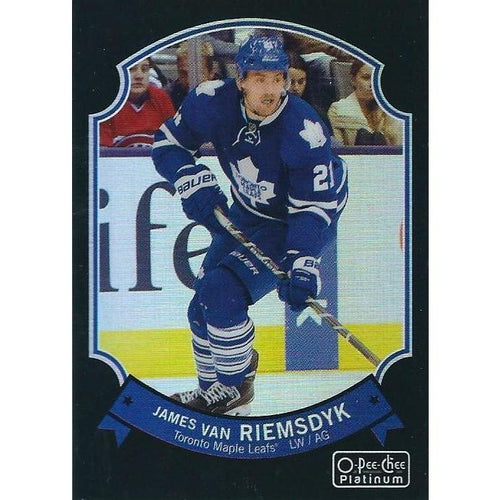 2014-15 OPC O-Pee-Chee Platinum James Van Reimsdyk Black Rainbow /100 #11 TOR