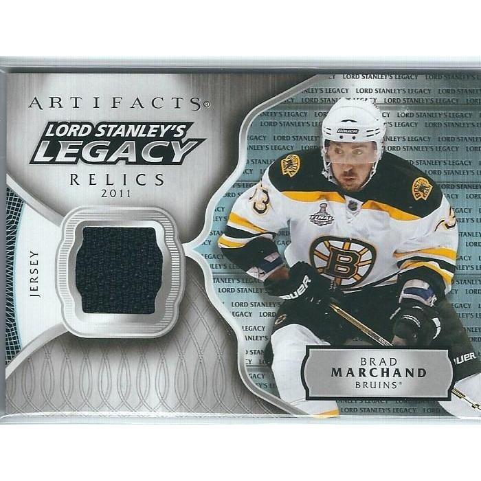 2017-18 Artifacts Brad Marchand Lord Stanley's Legacy Relics Jersey BB BOS