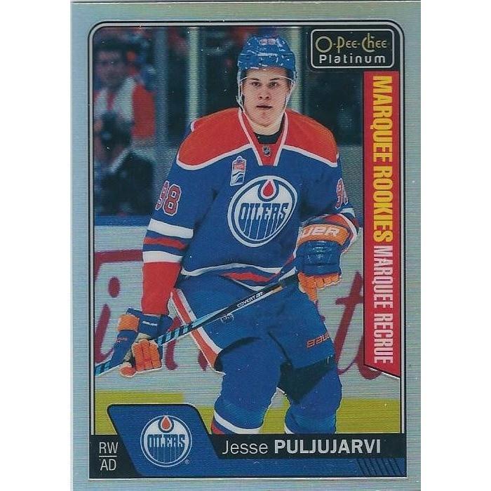 2016-17 OPC O-Pee-Chee Platinum Jesse Puljujarvi Marquee Rookie Rainbow #160 EDM