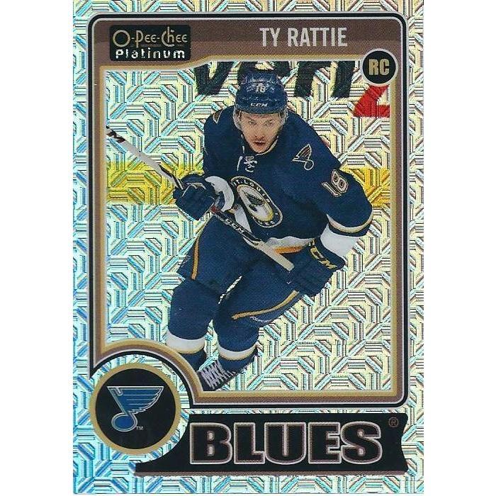 2014-15 OPC O-Pee-Chee Platinum Ty Rattie Traxx Rookie #153 STL