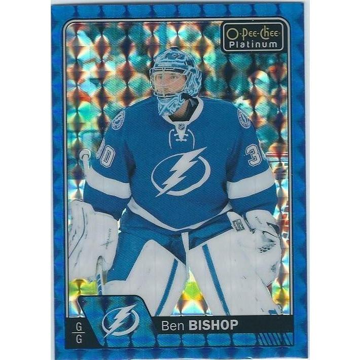 2016-17 OPC O-Pee-Chee Platinum Ben Bishop Royal Blue Cubes /99 TBL