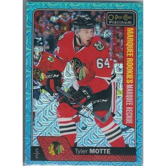 2016-17 OPC O-Pee-Chee Platinum Tyler Motte Ice Blue Traxx Rookie #193