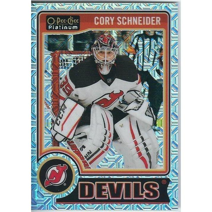 2014-15 OPC O-Pee-Chee Platinum Cory Schneider Traxx #31 NJD