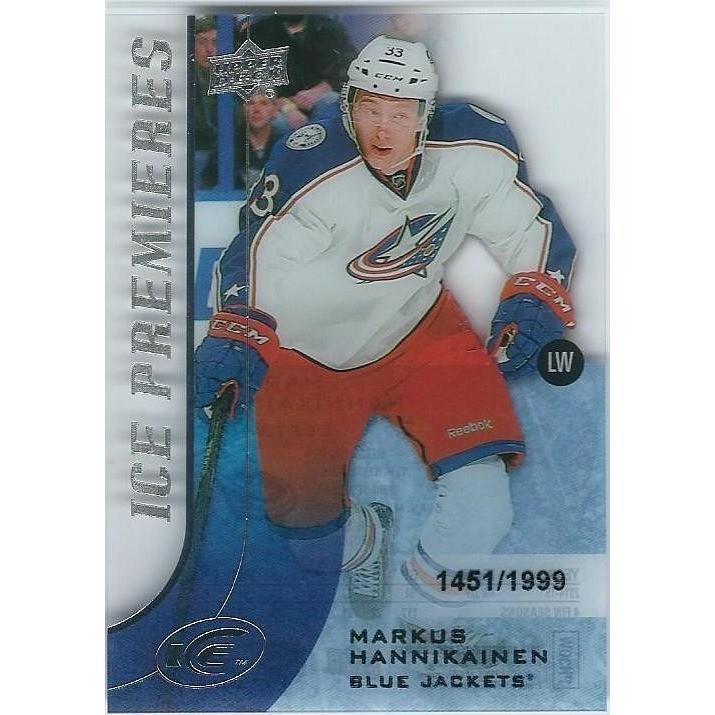 2015-16 Upper Deck Ice Markus Hannikainen Ice Premieres Rookie /1999 #117 CLB