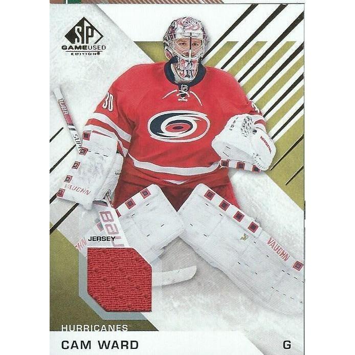 2016-17 SPGU SP Game Used Cam Ward Jersey BB CAR