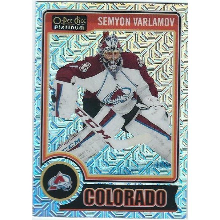 2014-15 OPC O-Pee-Chee Platinum Semyon Varlamov Traxx #106 COL