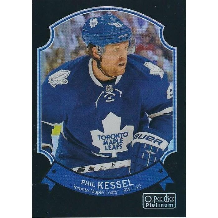 2014-15 OPC O-Pee-Chee Platinum Phil Kessel Black Rainbow /100 #25 TOR