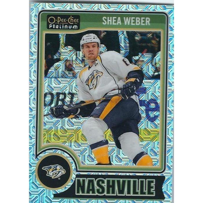 2014-15 OPC O-Pee-Chee Platinum Shea Weber Traxx #110 NSH